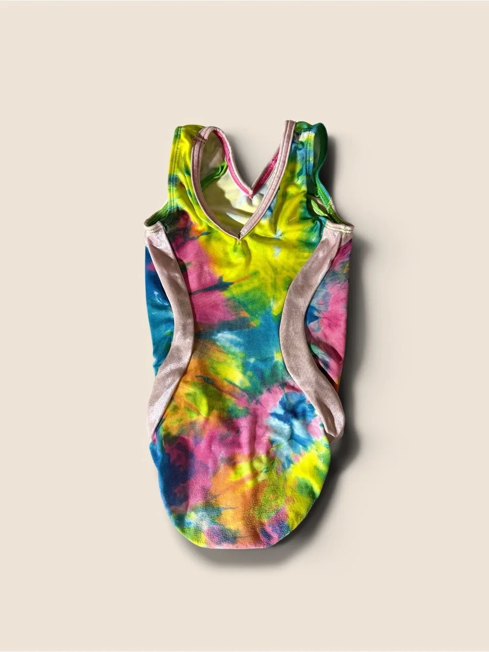 GK Kids Tie-Dye One-Piece Swimsuit - Yellow, Blue, Pink, Green